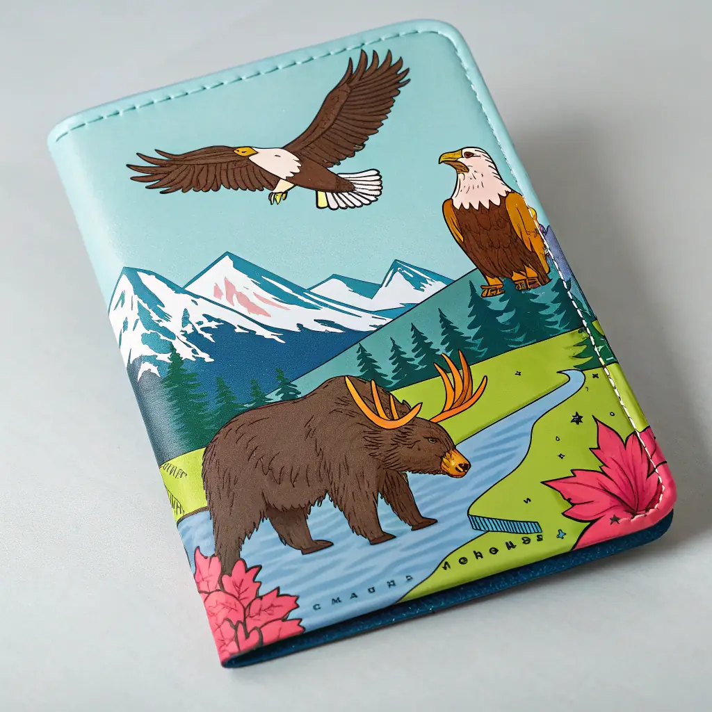 Alaskan Wildlife Passport Holder